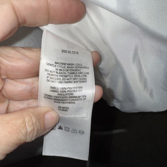 Columbia Women’s Down Puffer Vest Ivory Size L Vertex Pockets - Picture 6 of 10